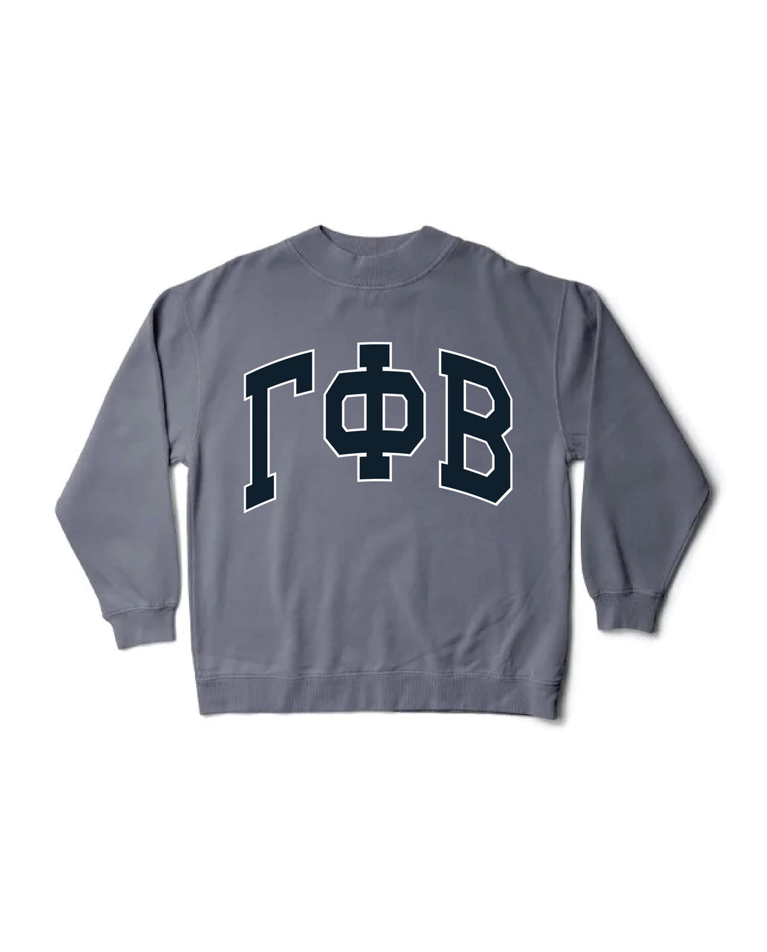 Gamma Phi Beta Greek Letter Mock Neck Crewneck