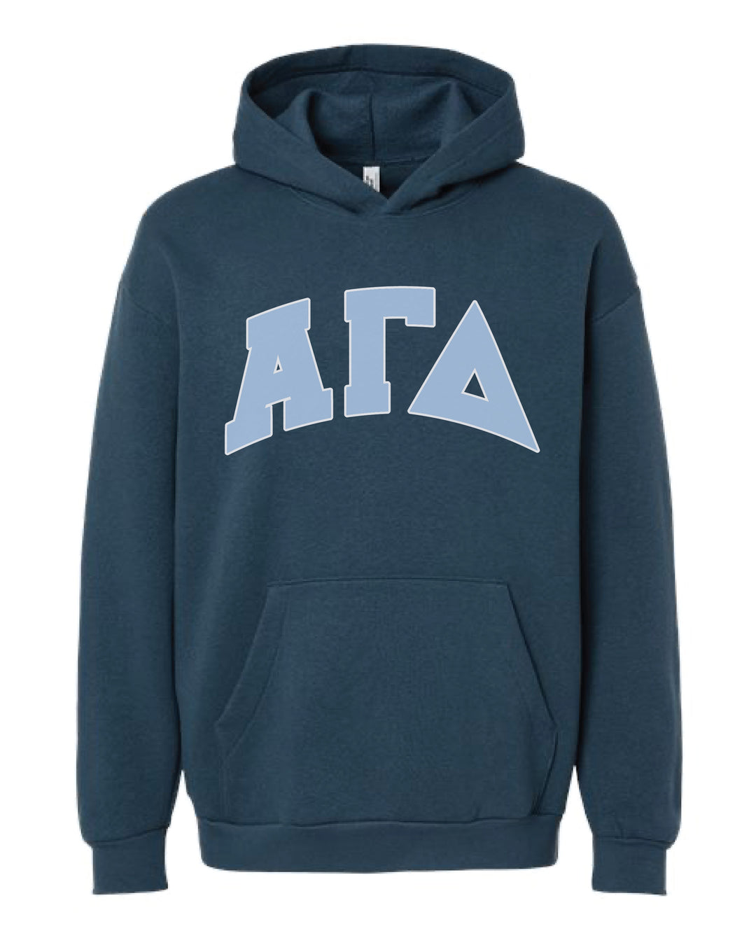 Greek Letter Sea Blue Sorority Hoodie