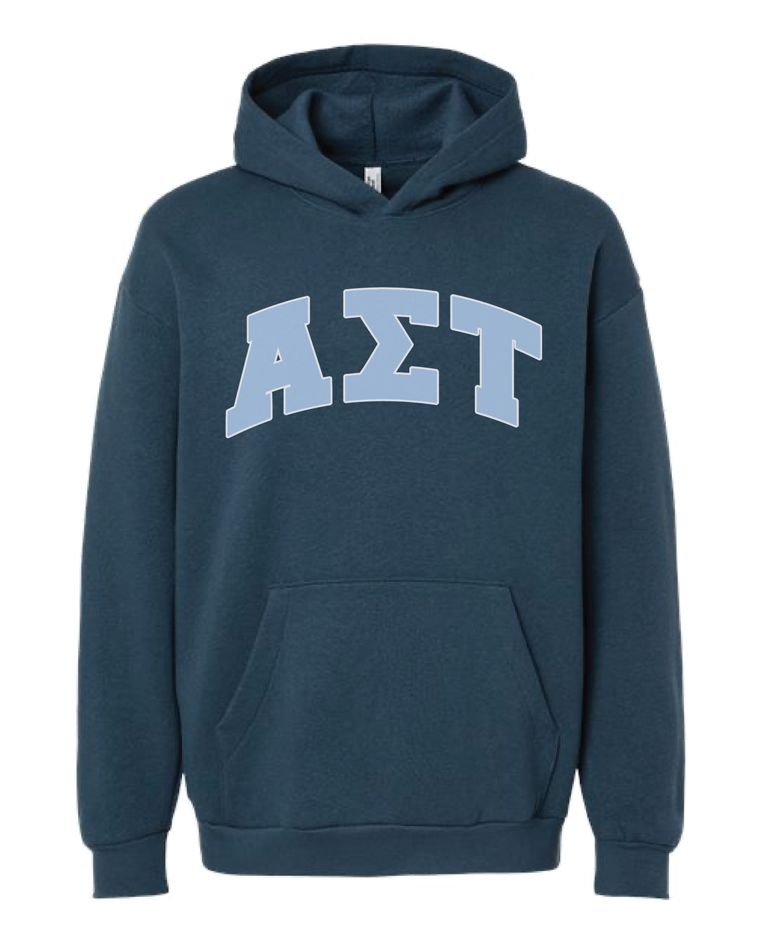 Greek Letter Sea Blue Sorority Hoodie - 2XL - 3XL