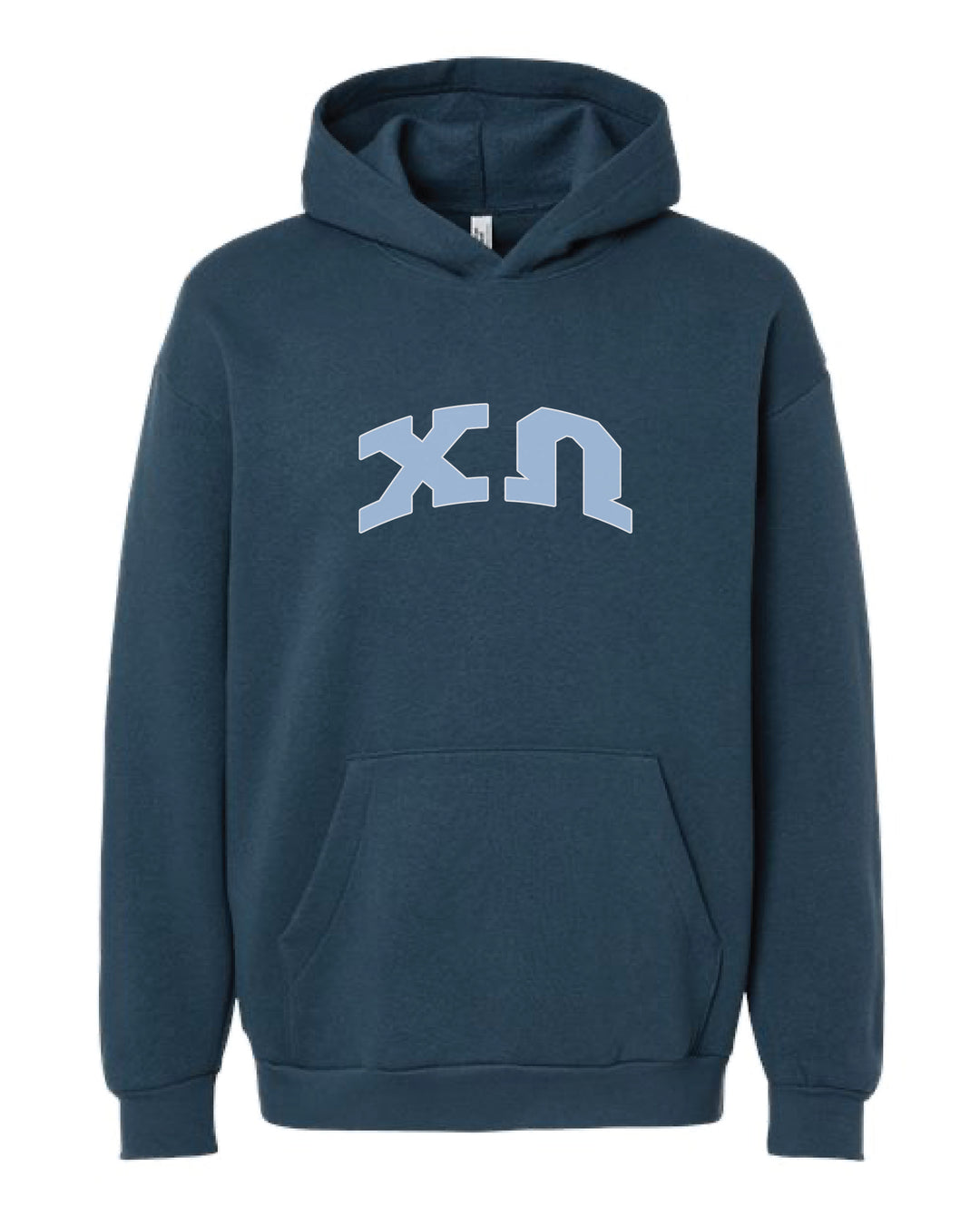 Greek Letter Sea Blue Sorority Hoodie