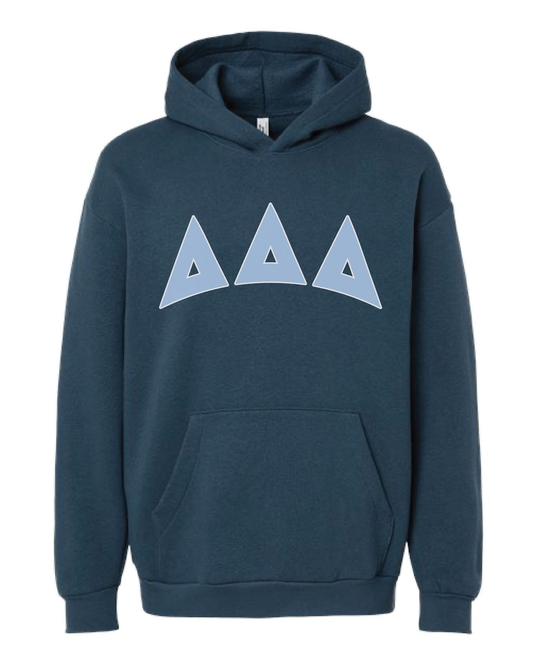 Greek Letter Sea Blue Sorority Hoodie