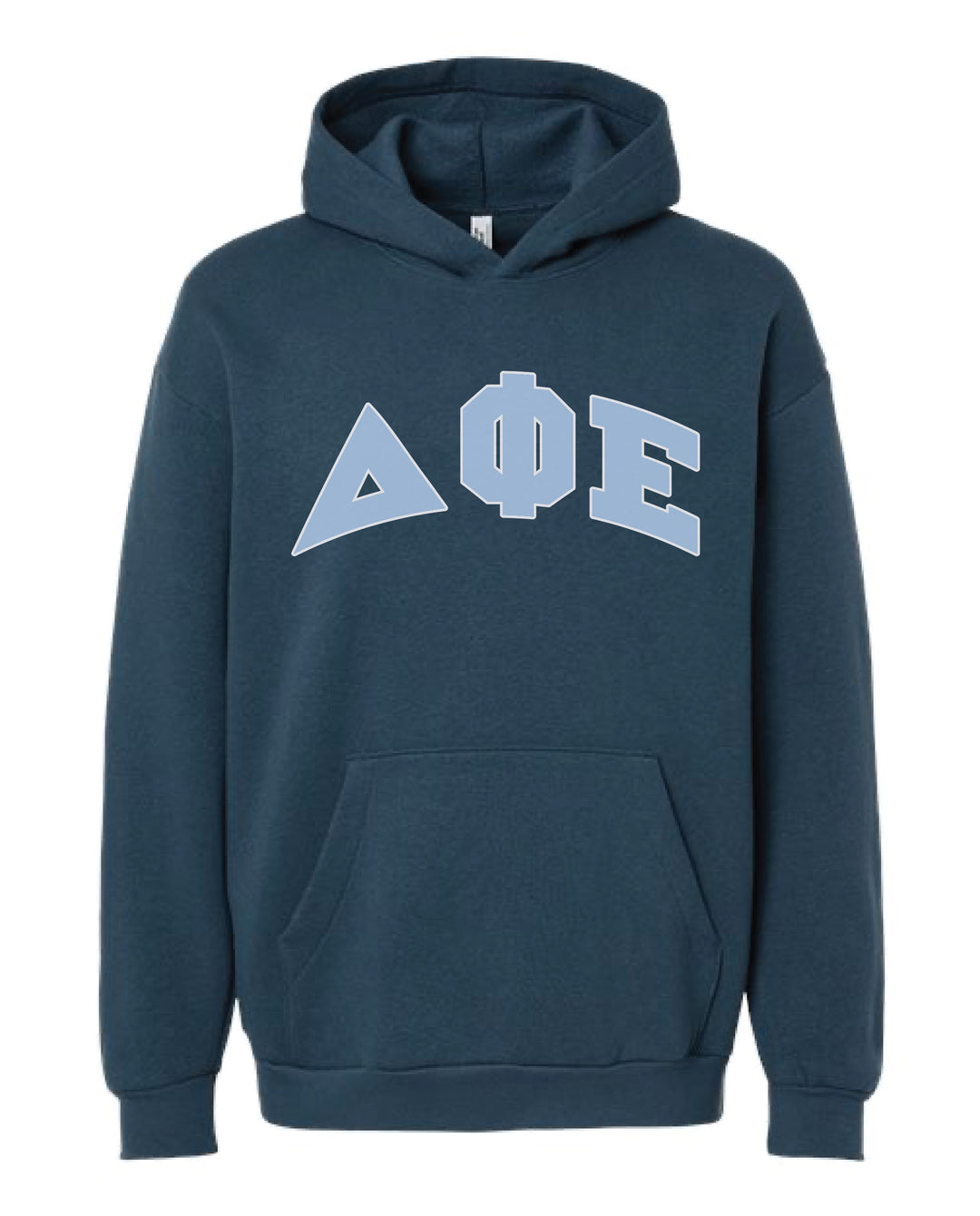 Greek Letter Sea Blue Sorority Hoodie