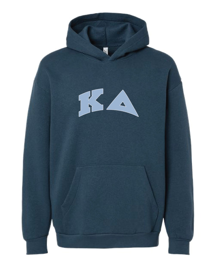 Greek Letter Sea Blue Sorority Hoodie