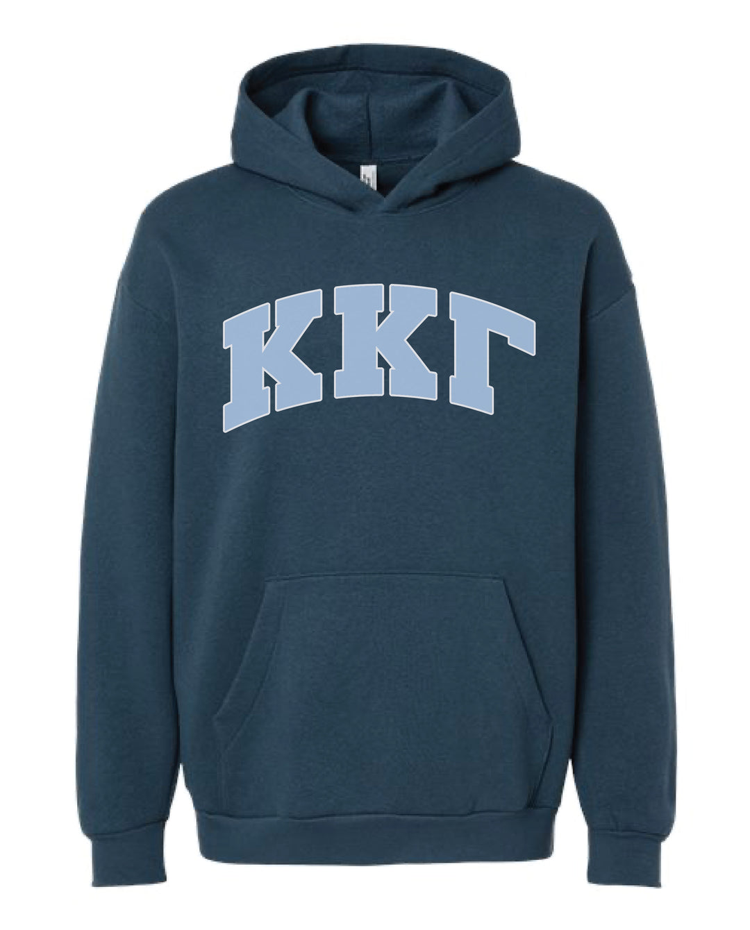 Greek Letter Sea Blue Sorority Hoodie - 2XL - 3XL