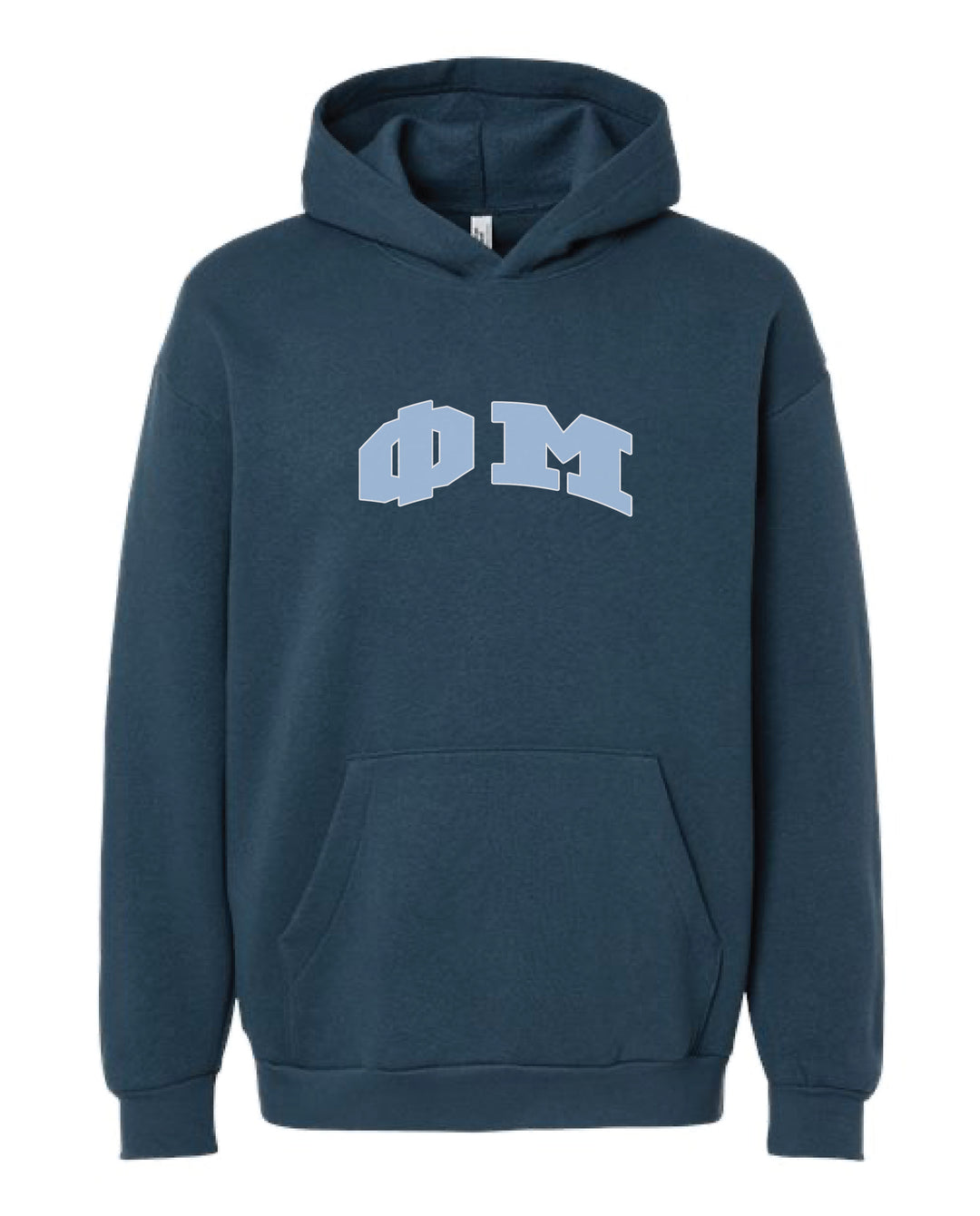 Greek Letter Sea Blue Sorority Hoodie