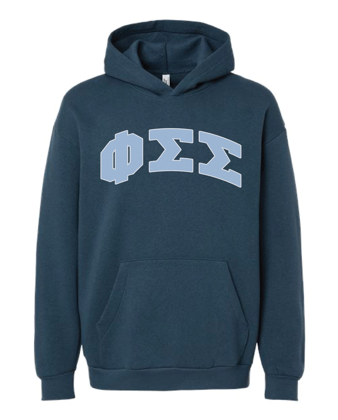 Greek Letter Sea Blue Sorority Hoodie