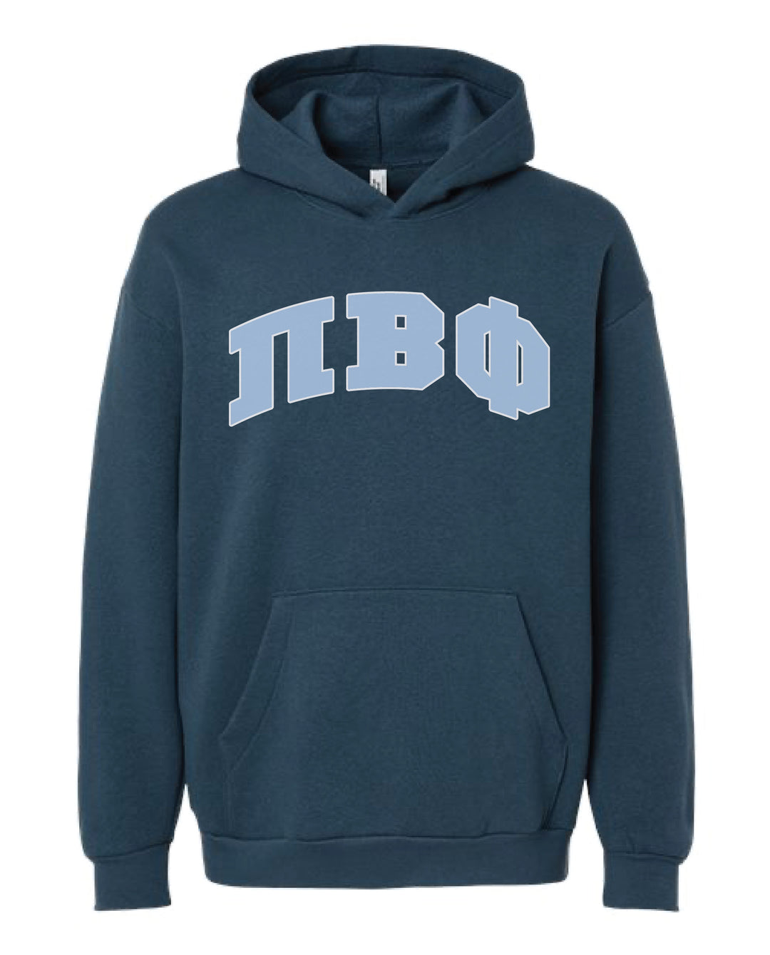 Greek Letter Sea Blue Sorority Hoodie