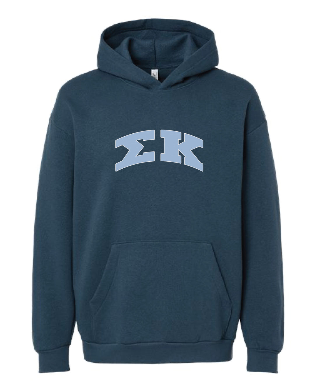 Greek Letter Sea Blue Sorority Hoodie