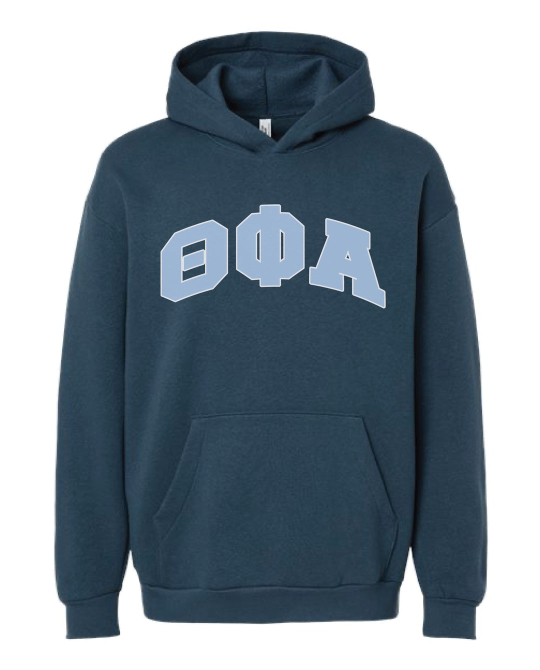 Greek Letter Sea Blue Sorority Hoodie