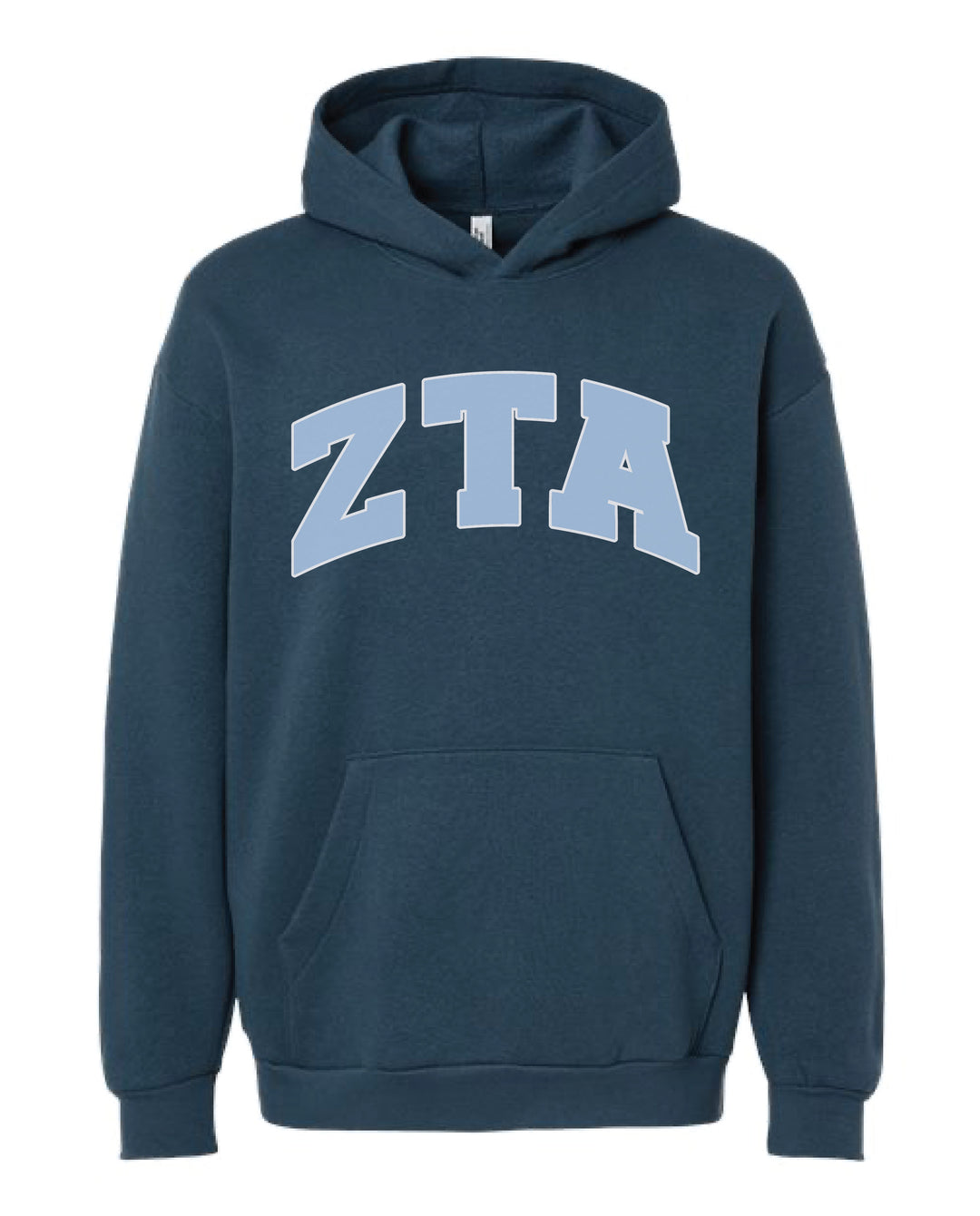 Greek Letter Sea Blue Sorority Hoodie