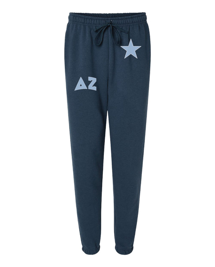 Greek Letter Sea Blue Sorority Joggers