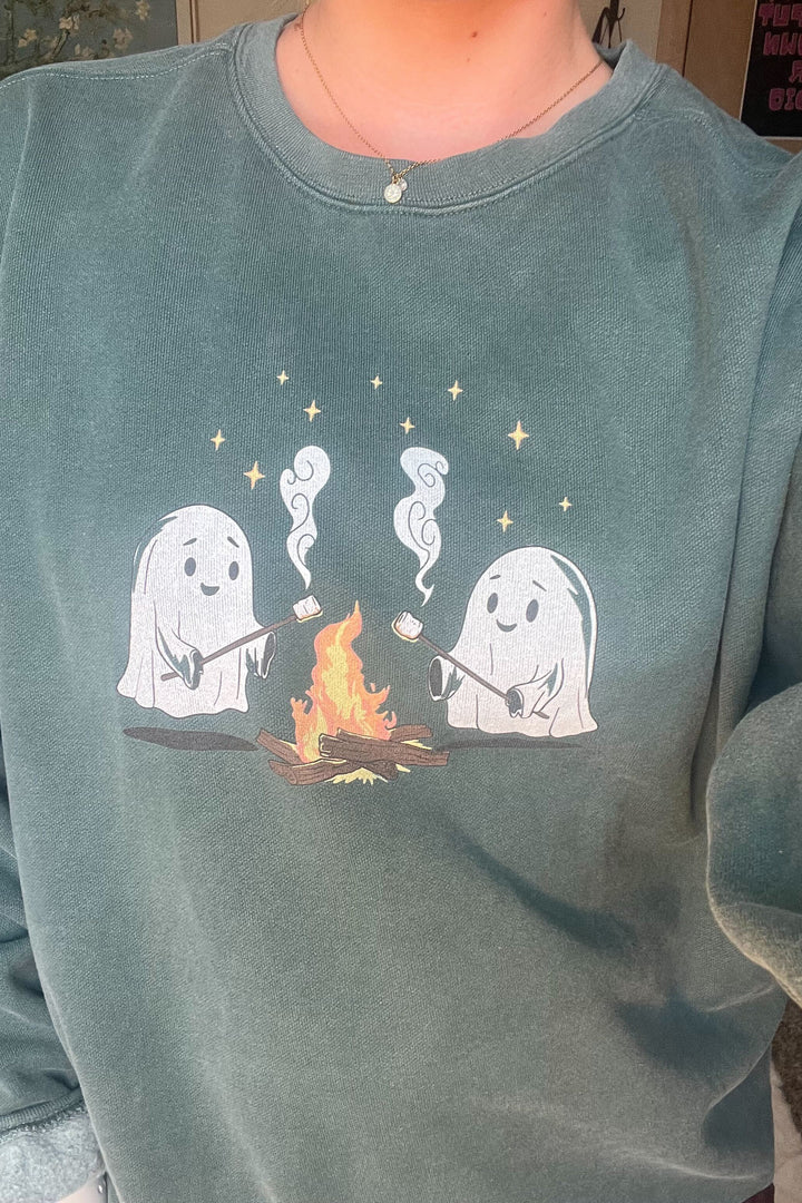 Campfire Ghosts Lifestyle Crewneck