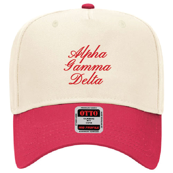 Script Embroidered Sorority Hat