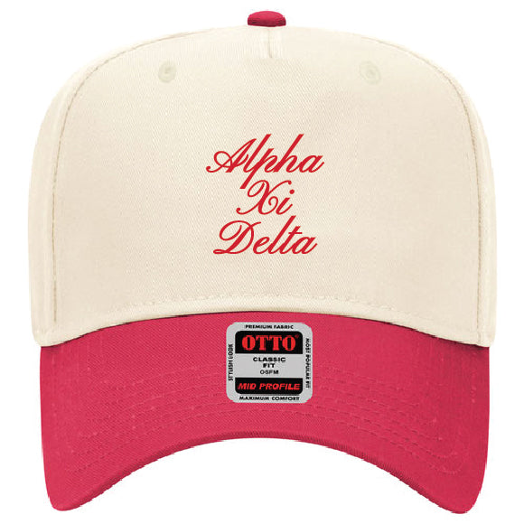 Script Embroidered Sorority Hat