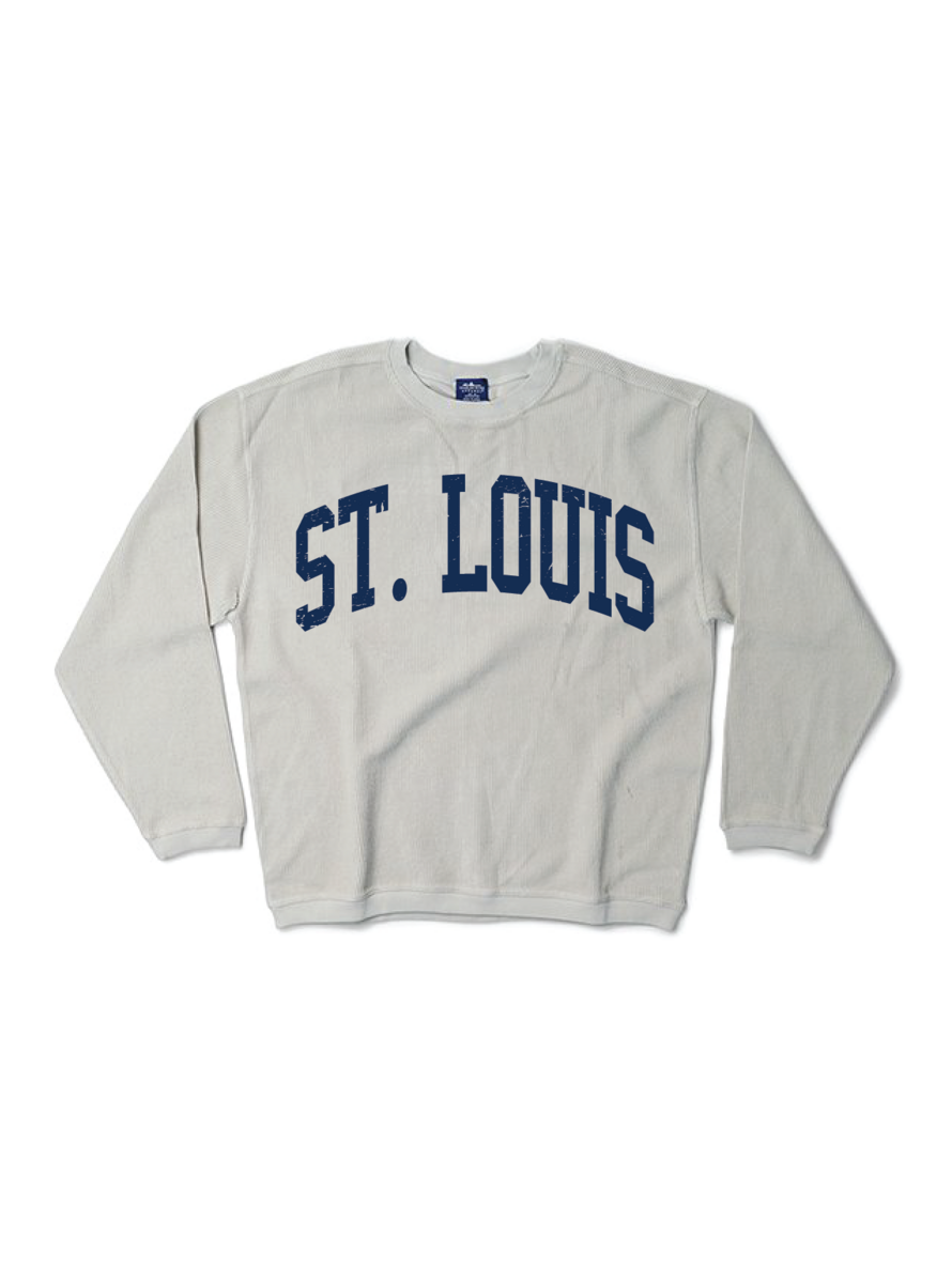 St. Louis Corded Crewneck