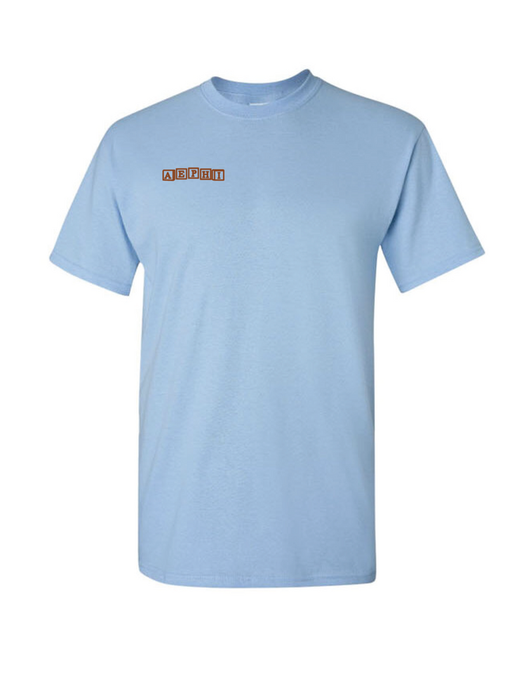 Binghamton AEPHI Teddy Tees - Light Blue