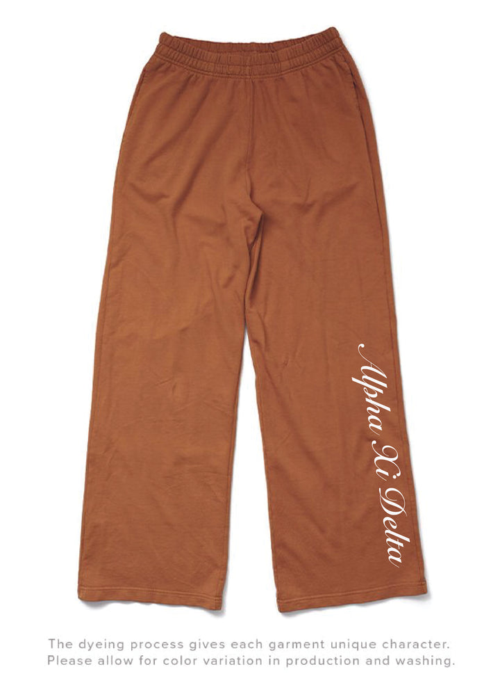 Heart Caffeine Sorority Light Weight Wide Leg Pant