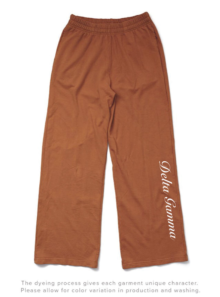 Heart Caffeine Sorority Light Weight Wide Leg Pant