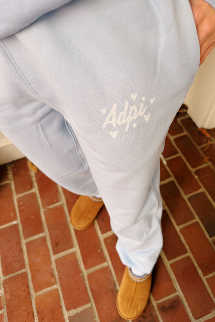 Heart Doodles Powder Sorority Joggers