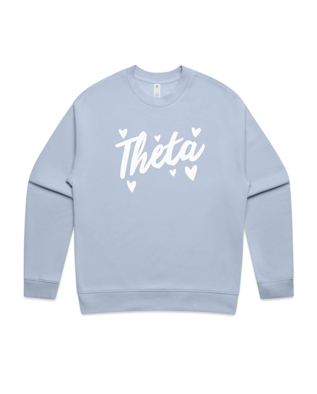 Heart Doodles Powder Sorority Crewneck