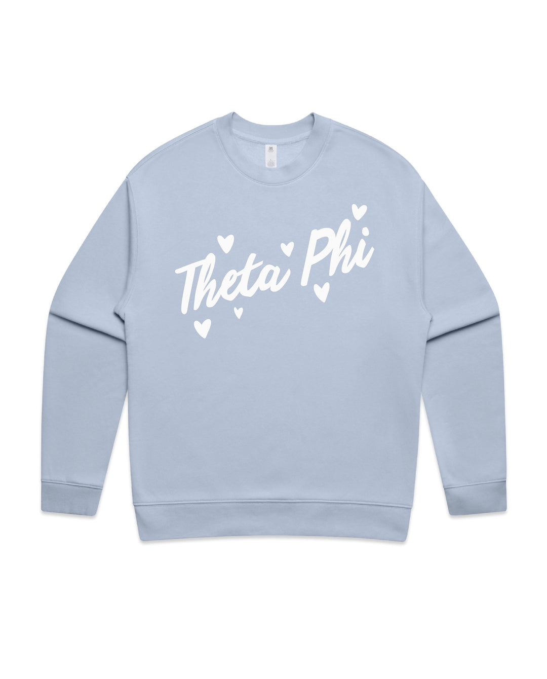 Heart Doodles Powder Sorority Crewneck