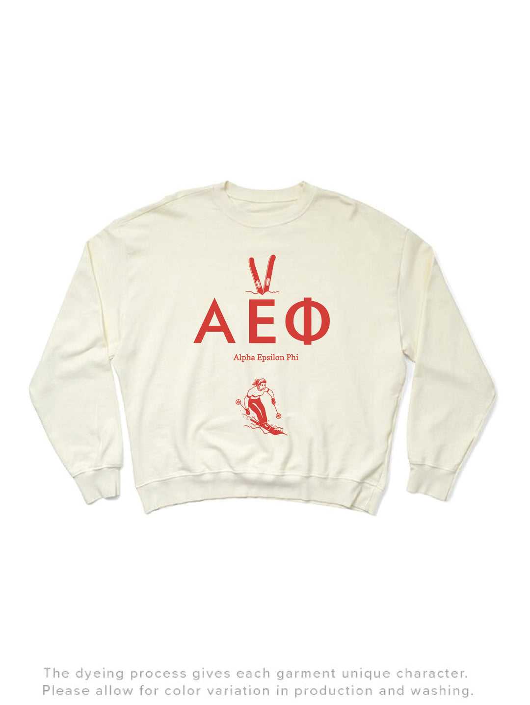 Hit The Slopes Vanilla Ice Sorority Light Weight Crewneck