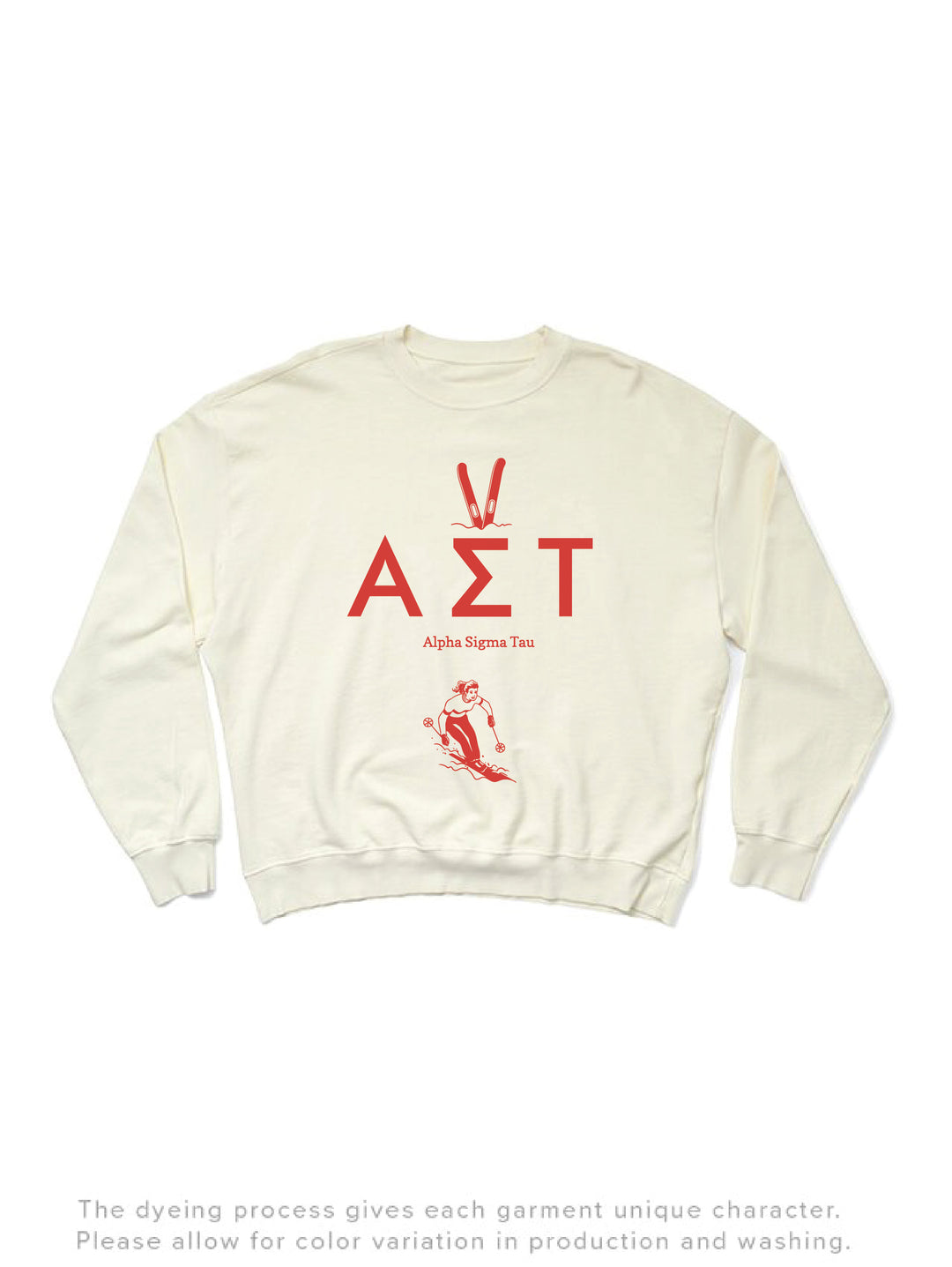 Hit The Slopes Vanilla Ice Sorority Light Weight Crewneck