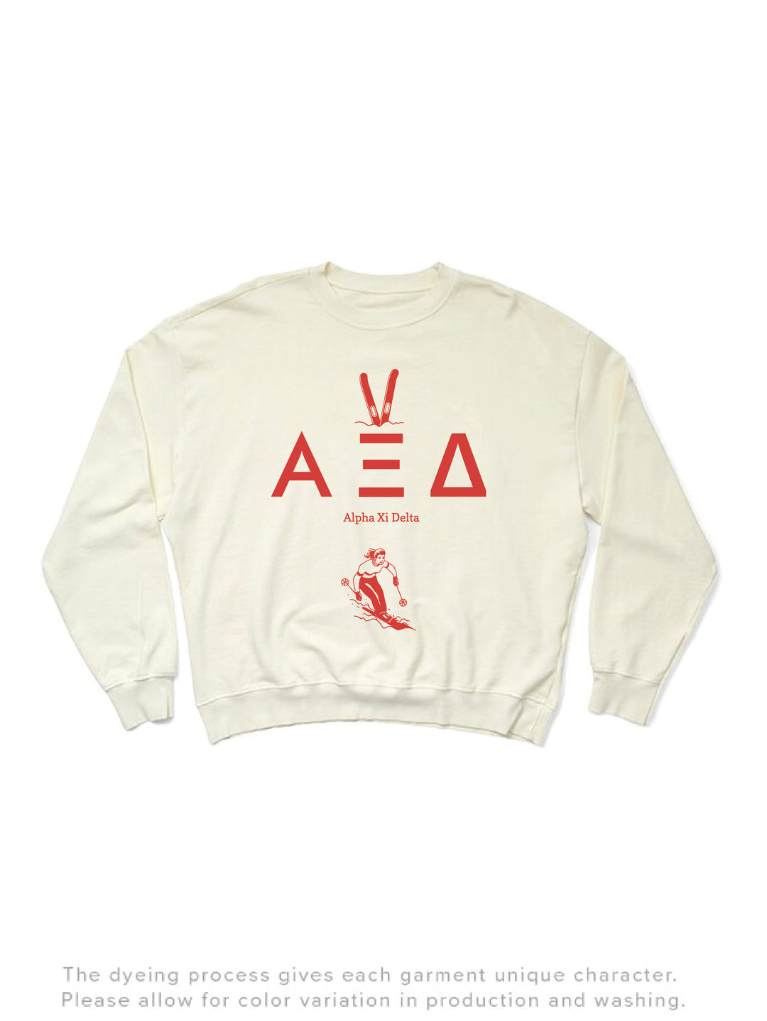 Hit The Slopes Vanilla Ice Sorority Light Weight Crewneck