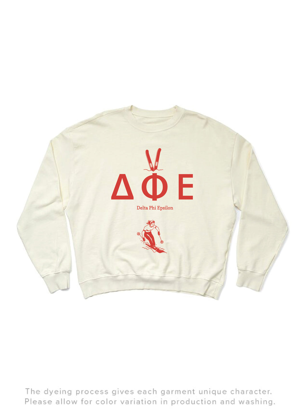 Hit The Slopes Vanilla Ice Sorority Light Weight Crewneck