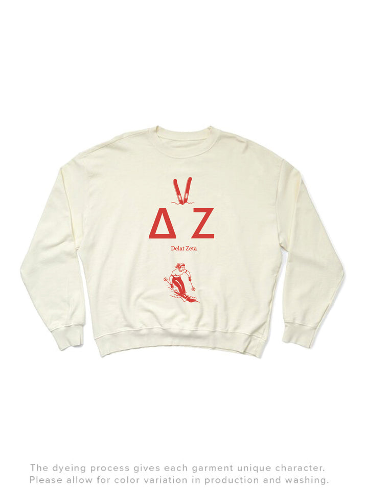 Hit The Slopes Vanilla Ice Sorority Light Weight Crewneck