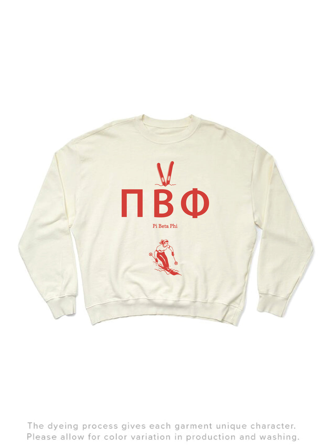 Hit The Slopes Vanilla Ice Sorority Light Weight Crewneck