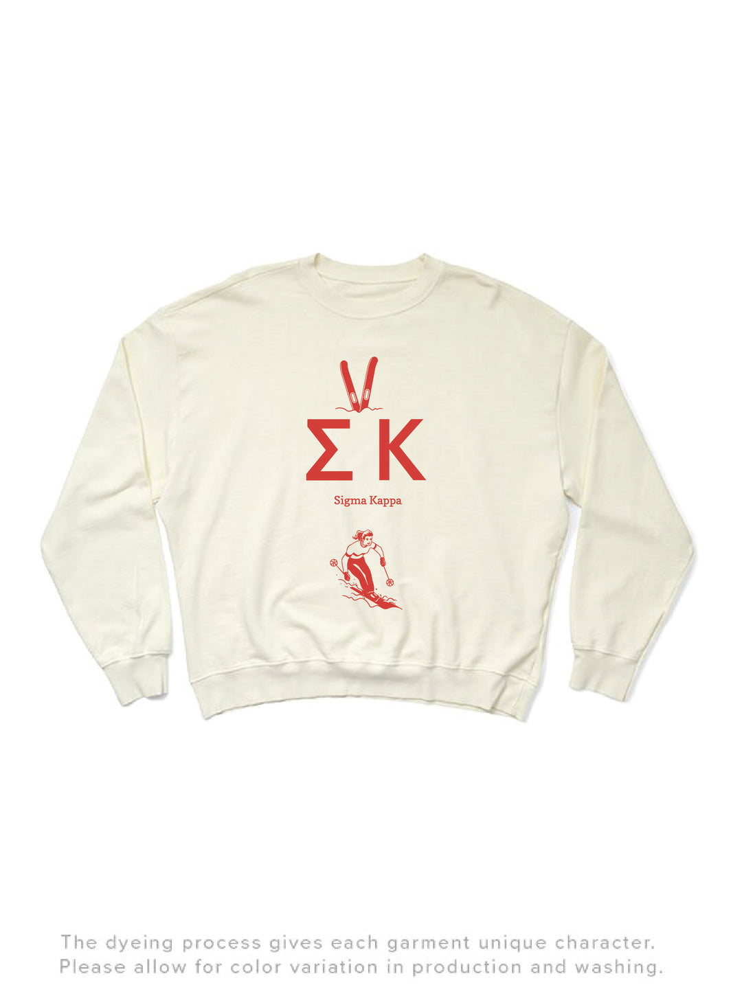 Hit The Slopes Vanilla Ice Sorority Light Weight Crewneck