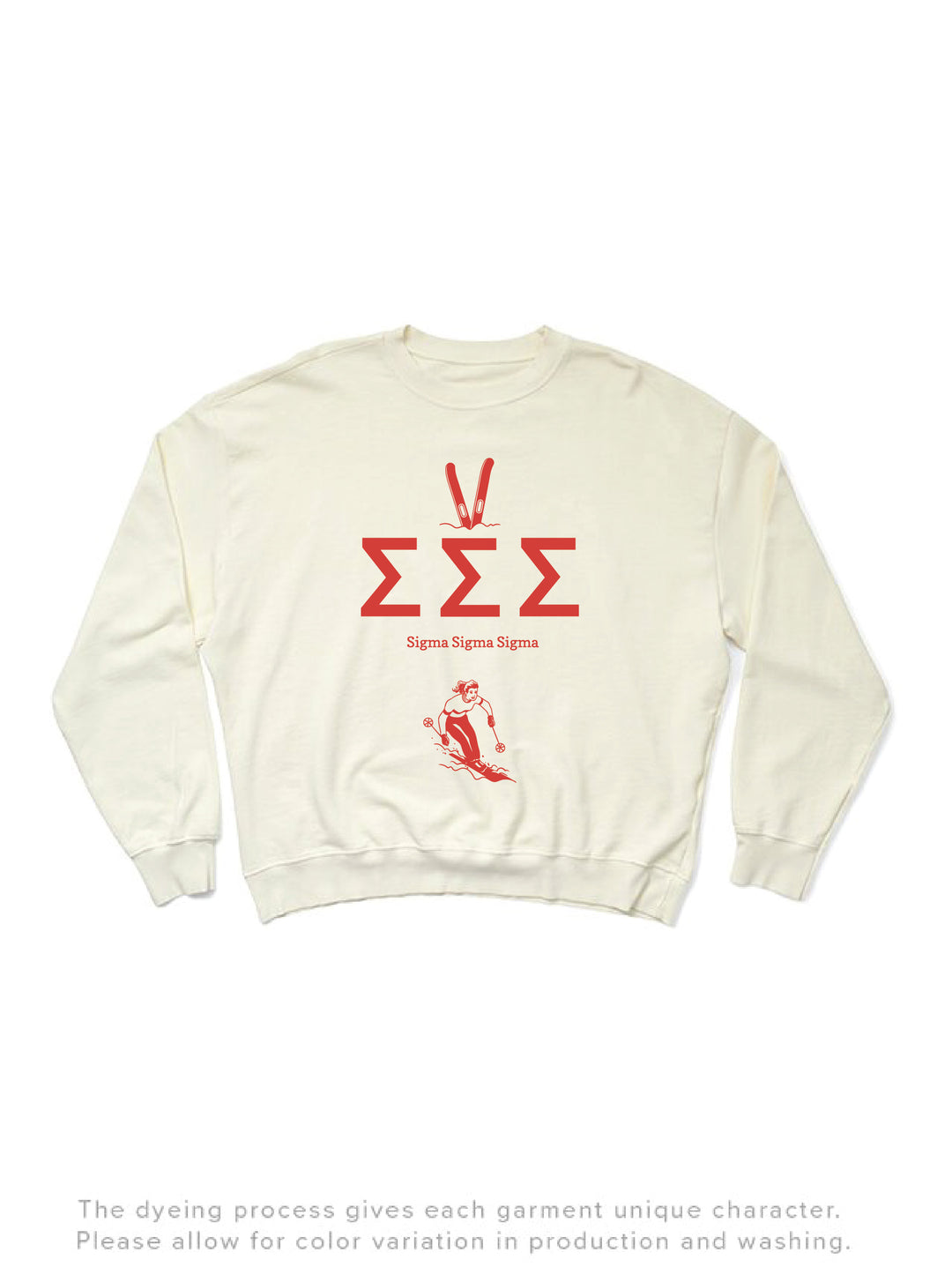 Hit The Slopes Vanilla Ice Sorority Light Weight Crewneck