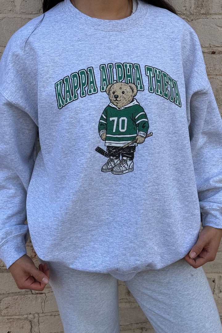 Hockey Bear Sorority Crewneck