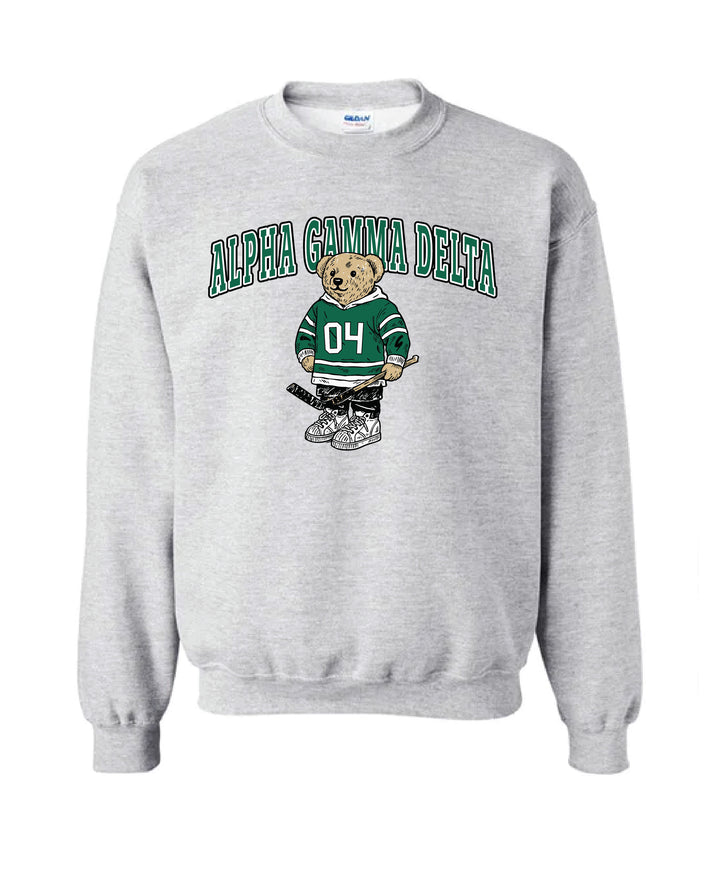 Hockey Bear Sorority Crewneck