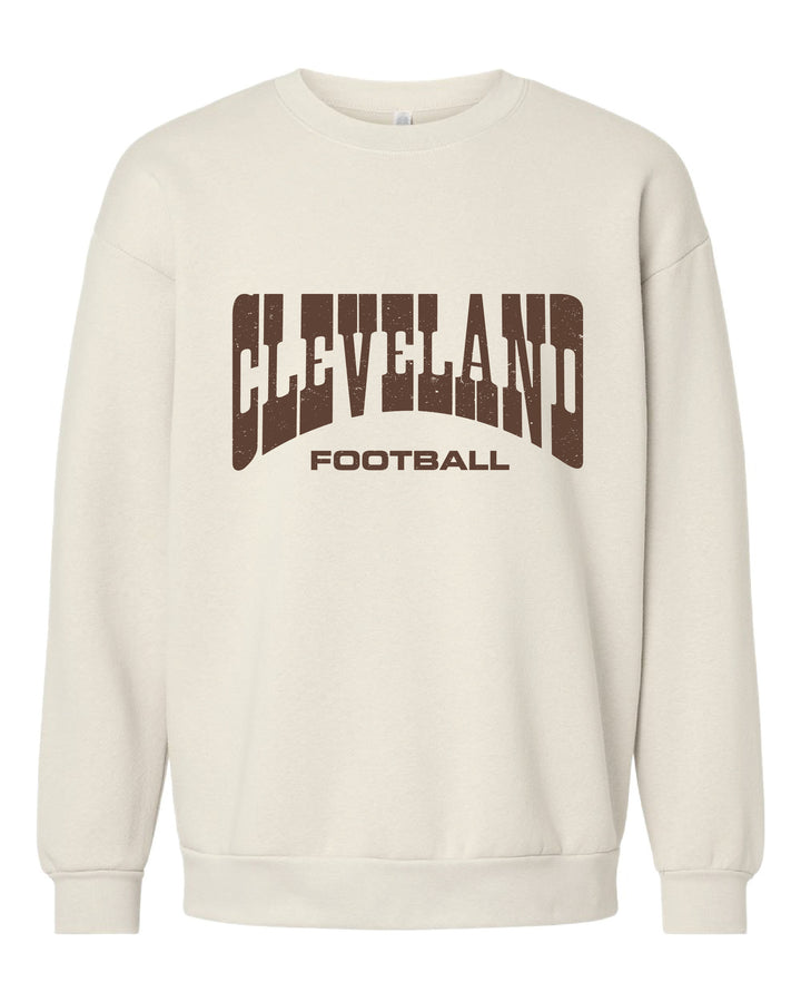 Cleveland Football Bone Crewneck