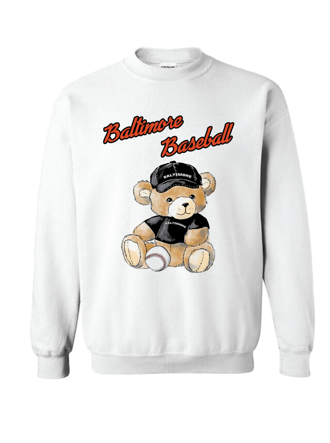 Baltimore Baseball Teddy Crewneck