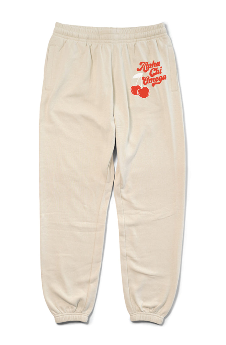 Hoodstitch Cherry Sand Matching Set Sorority Joggers