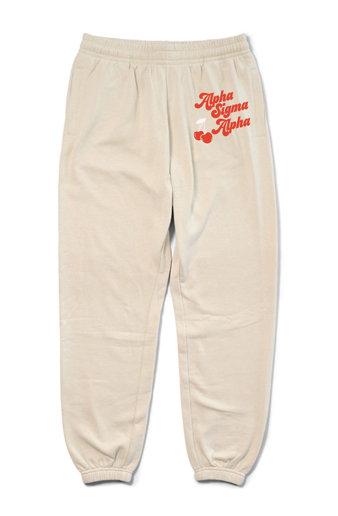 Hoodstitch Cherry Sand Matching Set Sorority Joggers