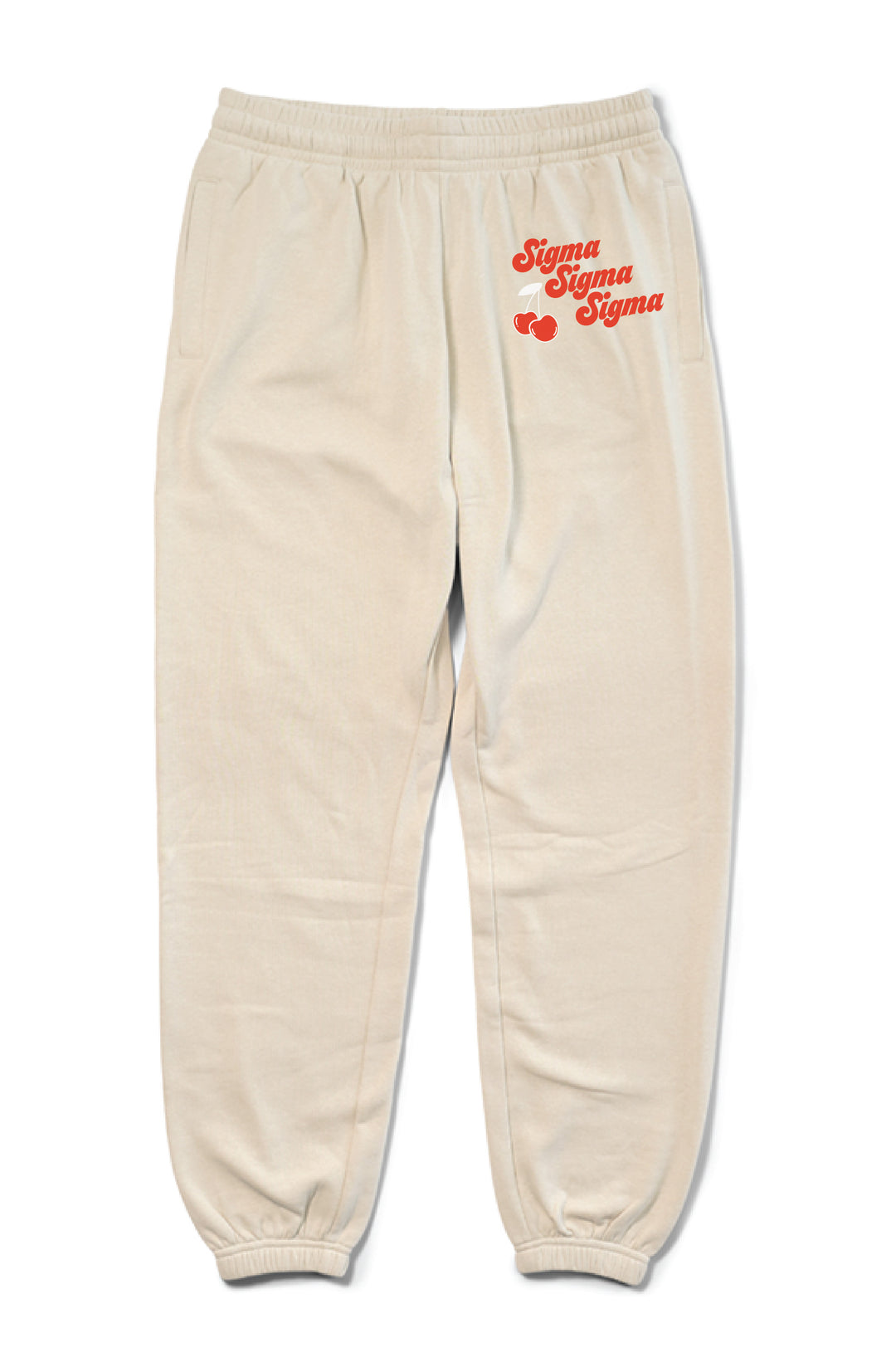 Hoodstitch Cherry Sand Matching Set Sorority Joggers