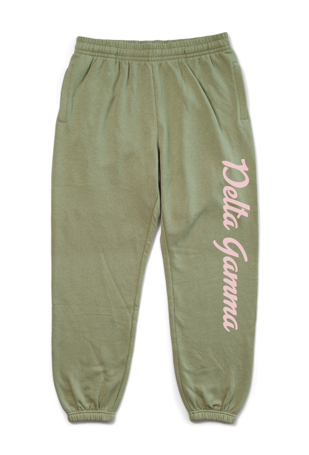 Hoodstitch Cursive Sage Matching Set Sorority Joggers