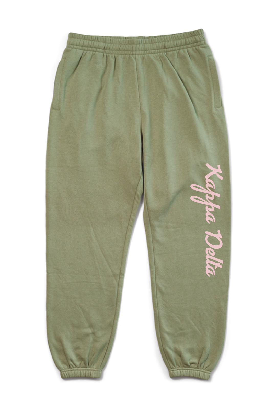 Hoodstitch Cursive Sage Matching Set Sorority Joggers