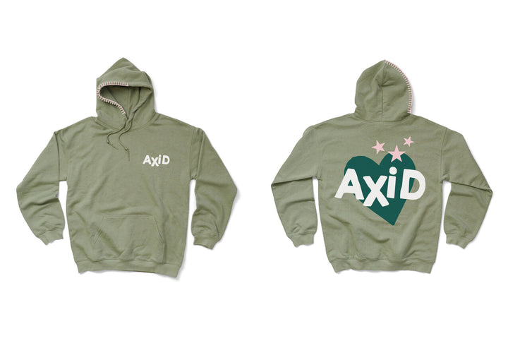 Hoodstitch Heart Sage Matching Set Sorority Hoodie