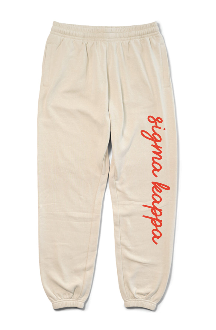 Hoodstitch Locket Sand Matching Set Sorority Joggers