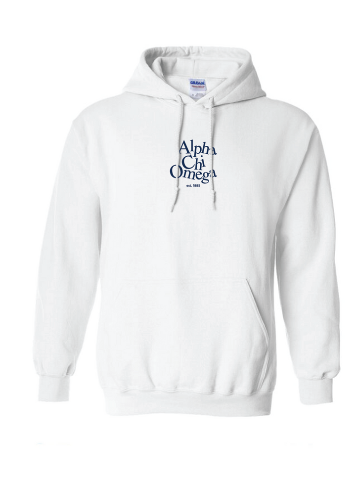 University of Houston | AXO | Fall Merch Store - White Shell Hoodie