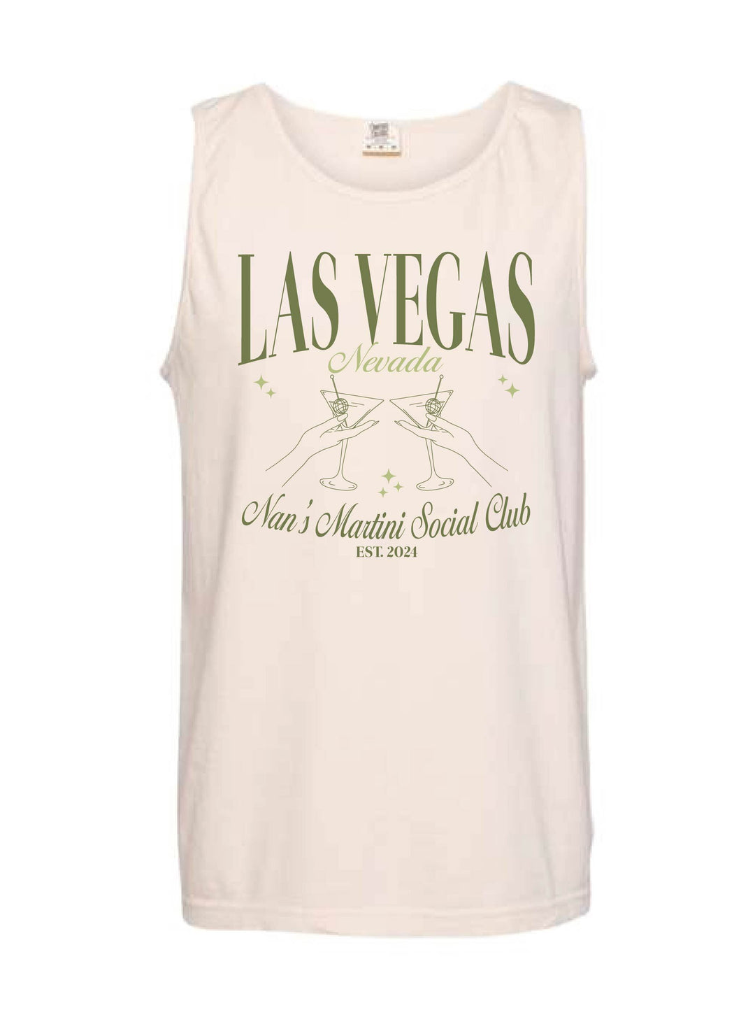 Nan's Martini Club Comfort Colors Tank