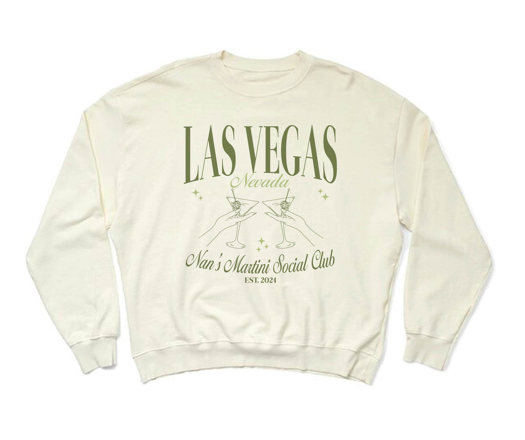 Nan's Martini Club Vanilla Ice Lightweight Crewneck