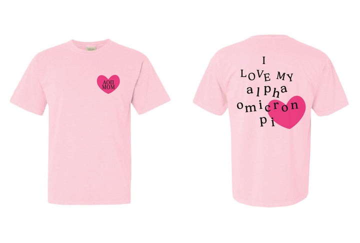 I Love My Sorority Mom Tee - 2XL - 3XL