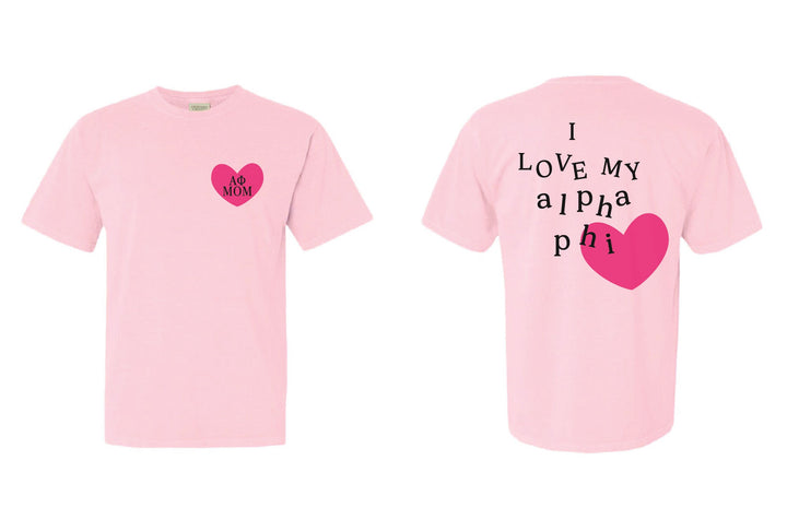 I Love My Sorority Mom Tee - 2XL - 3XL