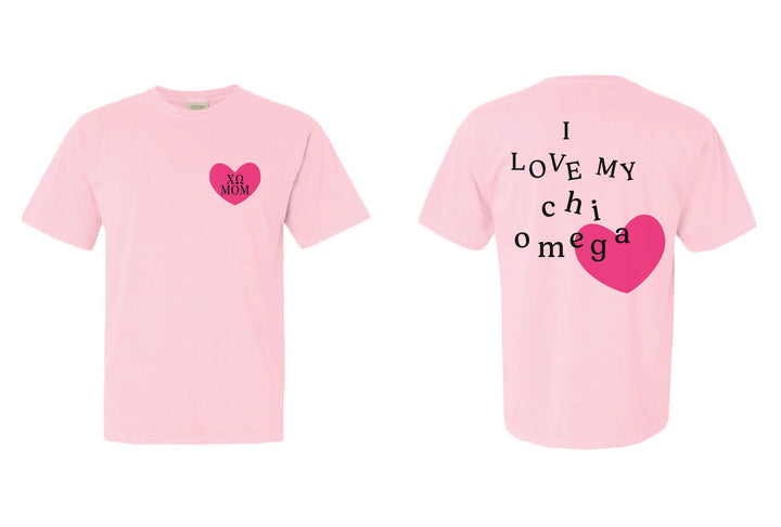 I Love My Sorority Mom Tee - 2XL - 3XL